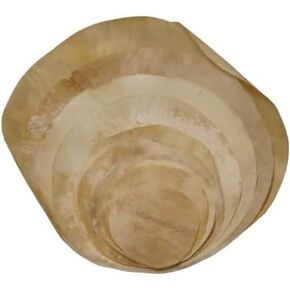 AnNafi® Flat Round Piece Of Natural Goatskin For Drum (12 Inches, Thick)