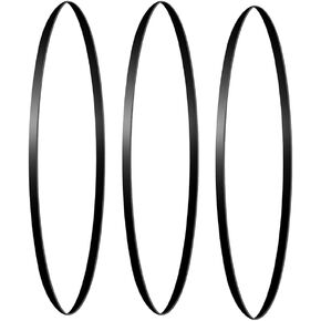 3 Pieces Turntable Belt Different Specifications Machine Recorder Rubber Belt for Repair Replacement Maintenance Most Kinds of Belt-Driven Turntables, 150MM