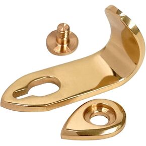Saxophone Thumb Rest with Hook 1 Set thumb sax thumb rest cushion soprano sax finger supports alto saxophone thumb rest Metal thumb rest for alto recorder music hand hook
