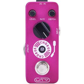 Acoustic AC Stage Acoustic Guitar Simulator Mini Pedal 3 Modes Piezo/Standard/Jumbo, Nature and Smooth Acoustic Guitar Sound for Electric Guitar Effect True Bypass