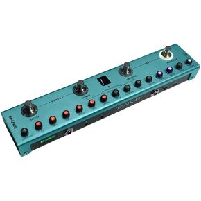 Multi Effects Guitar Pedal - Digital Electric Guitar Effector with 36 Editable Presets, Chorus, Delay, Reverb, MOD, IR Loading, Recording, Tuner, Built-in Battery, Bluetooth Connection