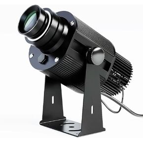 GOBO Projector LED Logo GOBO Projector Image Rotation IP65 Waterproof with Manual Zoom DJ Effect Light Custom Gobos for Company Restaurant Store Wedding Advertising Outdoor Use (20, Watts)