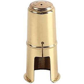 Alto Saxophone Mouthpiece Cap Clarinet Mouthpiece cover Brass Gold Plated Alto Sax Mouthpiece Cap