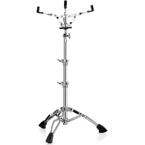 Snare Drum Stand, Portable Flat Base Snare Stand Fit for 10" to 14" Snare Drum & Drum Pad, Adjustable Height 16.7" to 25.2" Lightweight Drum Stand for Drummers