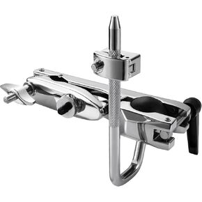 Drum Set Clamp, Drum Set Mounting Clamp with Universal Omni-Ball & Long Ratchet Handle, Drum Set Clamp for Toms & Cowbell