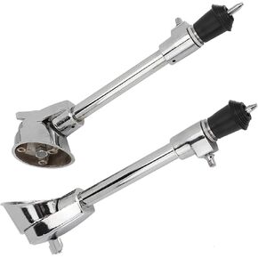 Drum Spurs, 2 Pcs Bass Drum Stand Legs Anti Skid Drum Feet Percussion Accessory Leg Bass Drum Feet Bass Drum Standsfor Drum Set Accessories