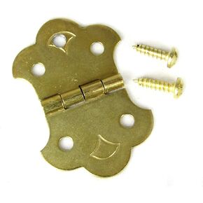 Cigar Box Guitar Brass Hinge Tailpiece for 3-String CBGs