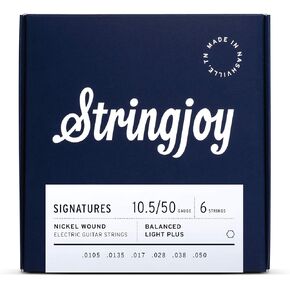 Stringjoy NW1048W3 Signatures Wound 3rd Light Gauge (10-48) Nickel Wound Electric Guitar Strings