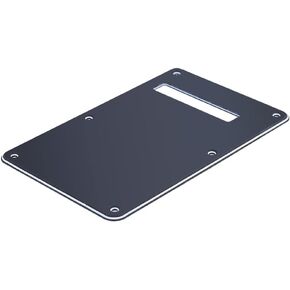 Pickguard Tremolo Cavity Cover Backplate Back Plate 3Ply for Modern Style Electric Guitar Black