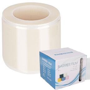 1200 Sheets Barrier Film Roll White- NAQASE 4"x6" Protective Dental Barrier Film Tattoo Adhesive Barrier Tape Sheets