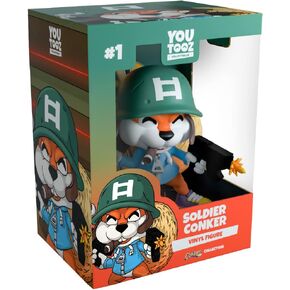 Youtooz Conker's Bad Fur Day 4.8" Vinyl Figure, Official Licensed Collectible from Conkers Bad Fur Day Video Game, by Youtooz Conkers Bad Fur Day Collection