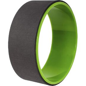 Signature Fitness Yoga Wheel for Stretching Dharma Yoga Prop Wheel, Comfortable Support for Yoga Poses and Backbends, Multiple Colors