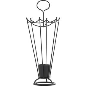 Deco 79 Umbrella Stand, 13" x 8" x 27", Black