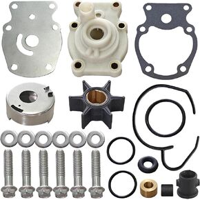 763758 Water Pump Impeller Kit for Johnson Evinrude OMC 5.5HP 6HP 7.5HP Outboard Models 778166 391391