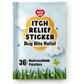 Itch Relief Patches for Kids 36 Hydrocolloid Patches, Anti Itch Stickers, Fast Bite Itch Relief, Reduce Swelling Itching, Summer Travel Essentials for Outdoor, Camp, Hiking, Chemical-Free