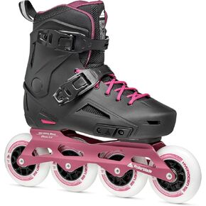 Rollerblade Lightning 90 Women's Urban Inline Skate, Black and Sangria