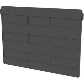 Akro-Mils 41270 Crosswise Width Plastic Divider for 30270 AkroBin Storage Bins, Black, (6-Pack)