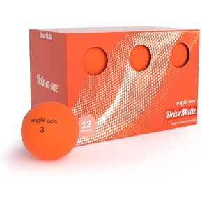 Eagle Ace™️ DriveMatte Golf Balls-2 Layers-Maximum Distance,Optimal Spin Control (2024 Version,12-Pack)