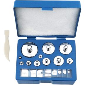 19 Pcs 10mg-200g Calibration Weight with Case for Digital Balance Scale Jewelry Science Lab