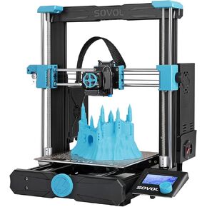 Sovol T300 3D Printer Max Speed up to 600mm/s, Klipper Firmware 300℃ All-in-one Hotend 30s Preheat Time 81-point Auto Leveling Industrial Linear Rails 95% Pre-assembly All Metal Body 11.8*11.8*13.8in