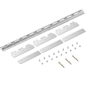 Strip Curtain Hardware PVC Universal Mount Hanger Easy to Install Precision Mounting Brackets for Plastic Vinyl Strips - 4.43FT AP1450