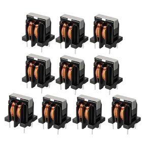 uxcell 10Pcs Toroid Magnetic Inductor Monolayer Wire Wind Wound 5mH Inductance Coil