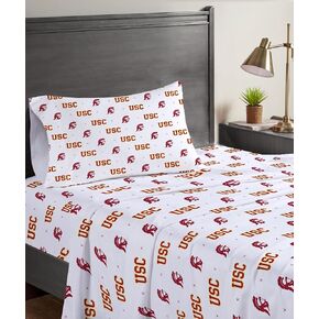 Pegasus Sports Officially Licensed NCAA Small X Twin Sheet Set