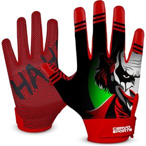 Football Receiver Gloves for Adult & Youth Non-Slip Silicon Grip Gloves in Kuwait