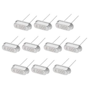 uxcell DIP Quartz Crystal Oscillators Resonators 4MHz HC-49S Replacements 10 Pcs
