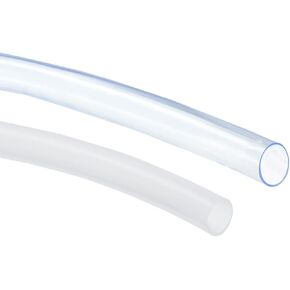 MECCANIXITY Silicone Tubing Hose 15x18mm 3.3ft with 16x19mm 3.3ft PVC Clear Vinyl Tubing for Water Hose Air Tube