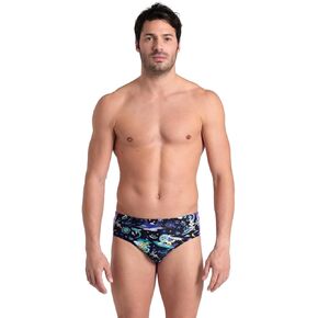 ARENA Fun Planet Capsule Collection Men's Swim Brief Sports Bathing Swimsuit Athletic MaxLife Durable Practice Training Suit