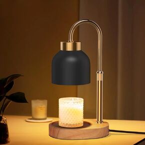 Candle Warmer Lamp with Timer and Dimmer,Electric Wax Warmer Lamp with Two Bulbs for Scented Wax,Mothers Day Gift and House Warming Gift New Home,Adjustable Brightness,Temperature and Height
