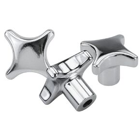 Kipp 06158-2032CM2 Stainless Steel Palm Grips, Style B, Inch, Polished Finish, 32 mm Top Length
