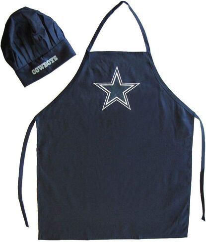 PSG unisex-adult Apron and Chef Hat Set NFL One Size, Dallas Cowboys Navy in Saudi Arabia