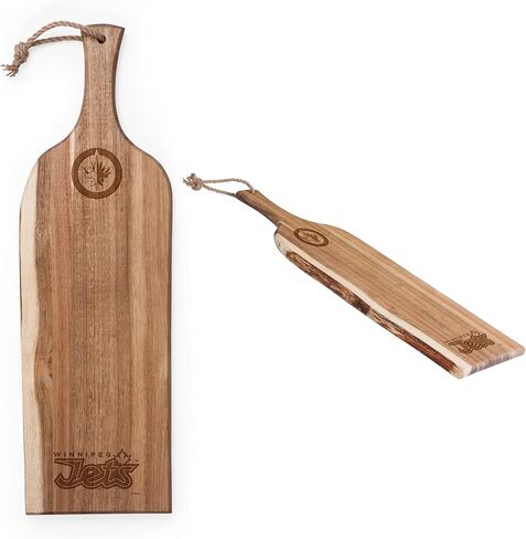PICNIC TIME NHL unisex-adult NHL Artisan 24" Acacia Charcuterie Board with Raw Wood Edge, Cheese Board, Serving Platter in Saudi Arabia