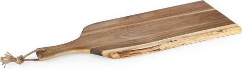 PICNIC TIME NHL unisex-adult NHL Artisan 24" Acacia Charcuterie Board with Raw Wood Edge, Cheese Board, Serving Platter in Saudi Arabia