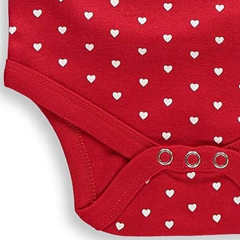Hearts Baby Bodysuit Creeper Baby Girl Clothes for Newborn Infants in Saudi Arabia
