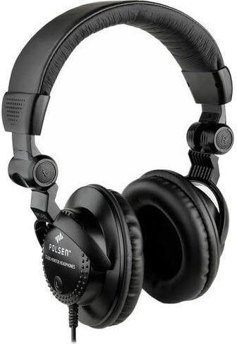 حزمة وحدة تحكم الكمبيوتر Gemini Sound GMX Media USB DJ مع سماعات رأس شاشة استوديو مغلقة من الخلف Polsen HPC-A30 وكابل XLR- XLR (زوج) in Kuwait