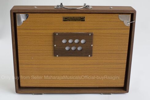 Shruti Box, Monoj Kr Sardar, Large, 16 x 3.5 x 12.5 Inches, Solid Teak Wood With Bag, In USA, Long Sustain, Surpeti Sur peti, MKS, Yoga Music (PDI-FBJ) in Saudi Arabia