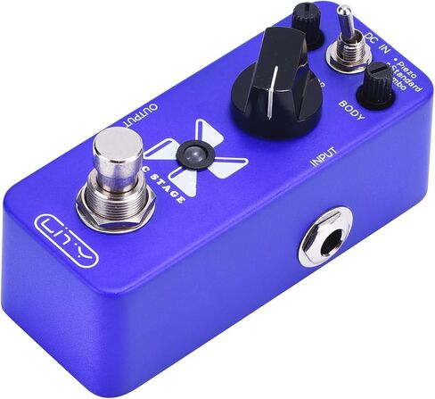 Acoustic AC Stage Acoustic Guitar Simulator Mini Pedal 3 Modes Piezo/Standard/Jumbo, Nature and Smooth Acoustic Guitar Sound for Electric Guitar Effect True Bypass in Saudi Arabia