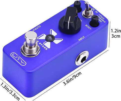 Acoustic AC Stage Acoustic Guitar Simulator Mini Pedal 3 Modes Piezo/Standard/Jumbo, Nature and Smooth Acoustic Guitar Sound for Electric Guitar Effect True Bypass in Saudi Arabia