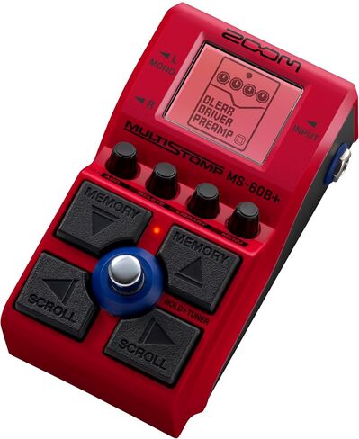 Zoom MS-60B+ دواسة تأثيرات باس متعددة الستومب مع أكثر من 95 مؤثرًا تتميز بنماذج أمبير، ومضخمات صوتية، وكورس، وتأخيرات، وترددات، ومرشحات، وتأثيرات استريو، وتسلسل تأثير، وصندوق إيقاع فردي، وموالف، وتعمل بالبطارية in Saudi Arabia
