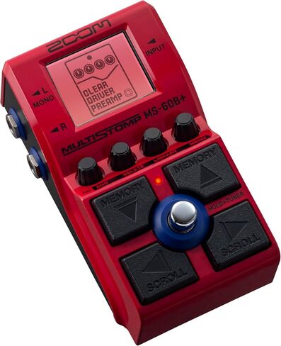 Zoom MS-60B+ دواسة تأثيرات باس متعددة الستومب مع أكثر من 95 مؤثرًا تتميز بنماذج أمبير، ومضخمات صوتية، وكورس، وتأخيرات، وترددات، ومرشحات، وتأثيرات استريو، وتسلسل تأثير، وصندوق إيقاع فردي، وموالف، وتعمل بالبطارية in Saudi Arabia