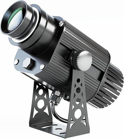 GOBO Projector LED Logo GOBO Projector Image Rotation IP65 Waterproof with Manual Zoom DJ Effect Light Custom Gobos for Company Restaurant Store Wedding Advertising Outdoor Use (20, Watts) in Saudi Arabia