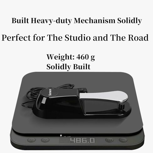 Sustain Pedal Univerdal للوحة المفاتيح مع مفتاح قطبية لـ Yamaha Casio Roland Korg Behringer Moog Piano Midi لوحات المفاتيح الإلكترونية نمط دواسة قدم البيانو (إصدار ترقية) in Kuwait