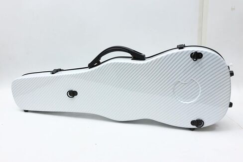 Hard Violin Case 4/4 Full Size Carbon Fiber Violin Box with reinforced carry handle Violin backpack with Back Straps (Black) in Saudi Arabia