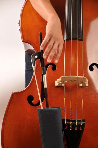 Bass bow quiver GENUINE Crazy Horse leather Bass bow case Bow bag Holder for German and French bass bow in Saudi Arabia