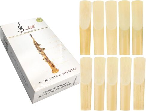 10PCS Soprano Saxophone Reeds for Soprano Sax Strength 3 in Saudi Arabia
