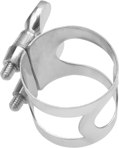 2Pcs Yootones Metal Tenor Saxophone Ligature Fastener Compatible with Tenor Saxophone Sax (Chrome) in Saudi Arabia