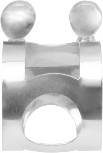2Pcs Yootones Metal Tenor Saxophone Ligature Fastener Compatible with Tenor Saxophone Sax (Chrome) in Saudi Arabia